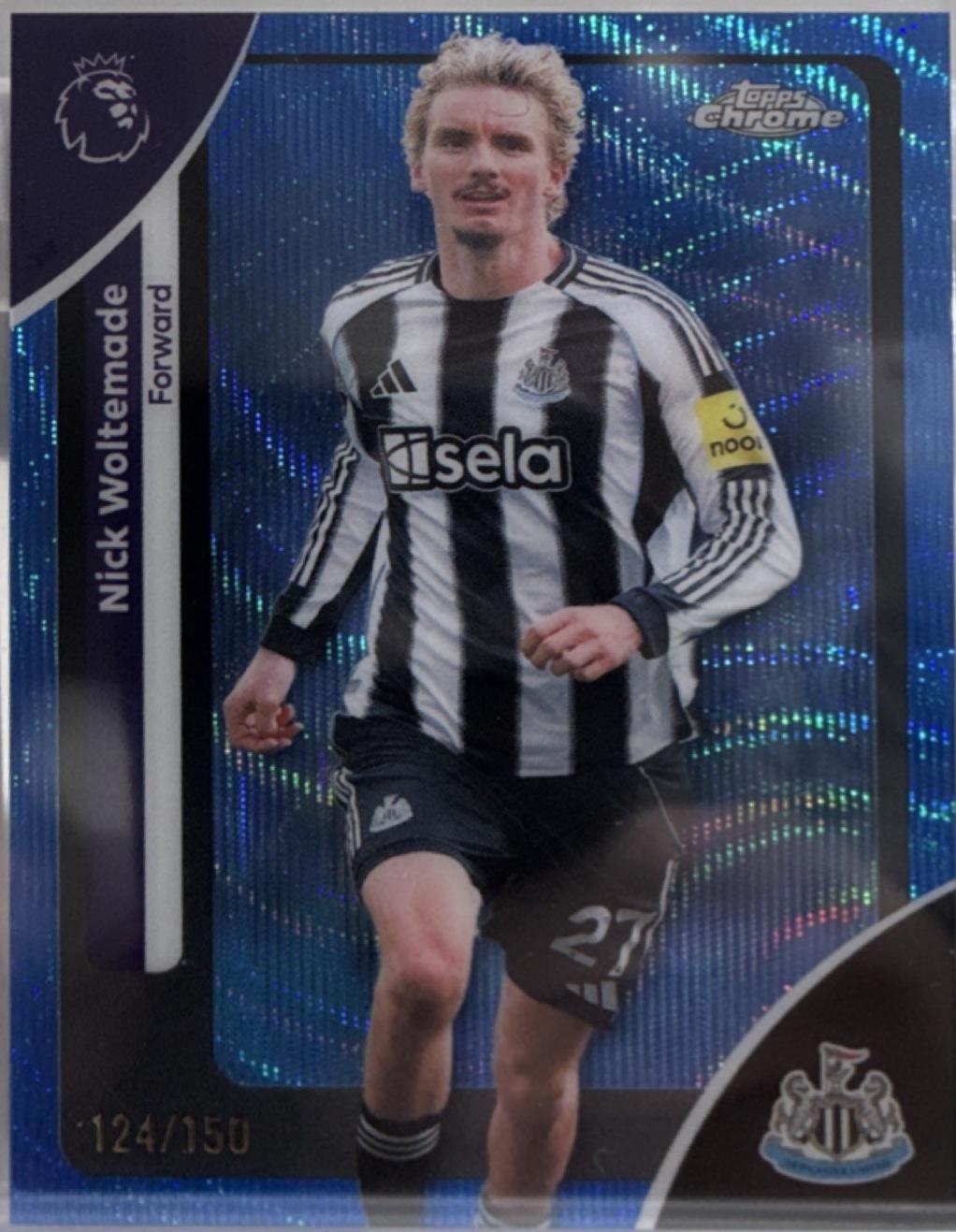 Nick Woltemade [Blue Wave Refractor] #145