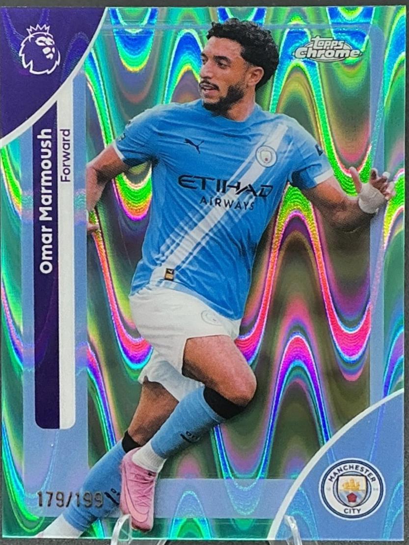 Omar Marmoush [Aqua Refractor] #121