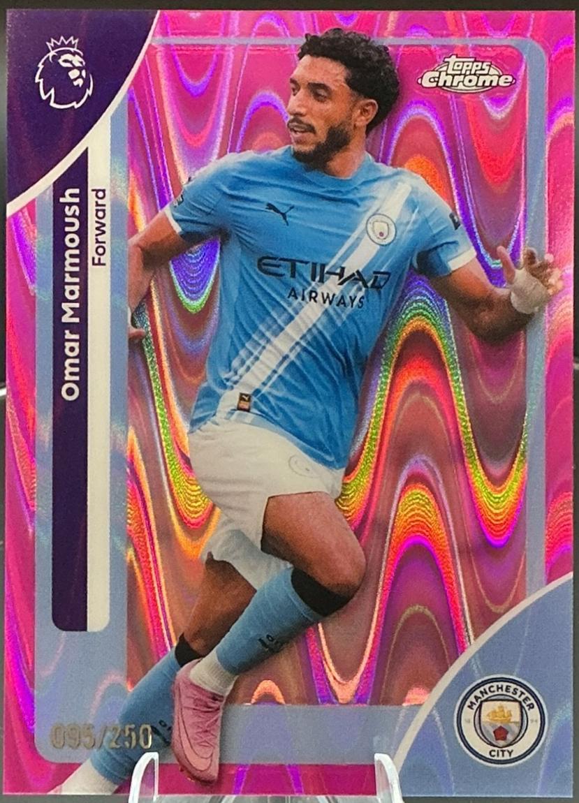 Omar Marmoush [Pink Refractor] #121
