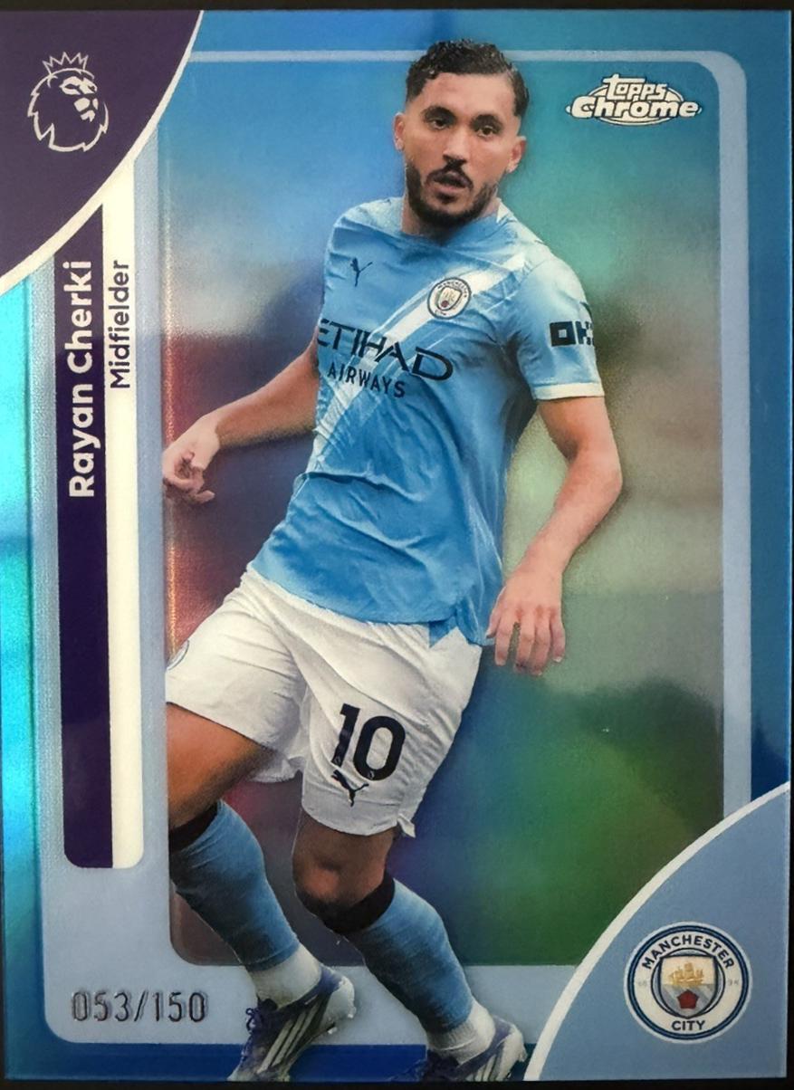 Rayan Cherki [Blue Refractor] #126