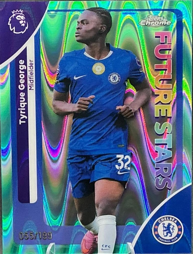 Tyrique George [Aqua Refractor] #70