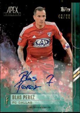 Blas Perez [Green Autograph] #64