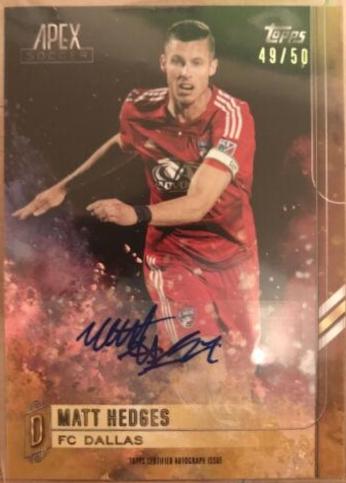 Matt Hedges [Gold Autograph] #94