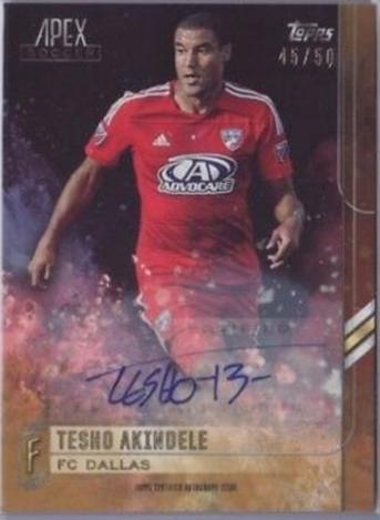 Tesho Akindele [Gold Autograph] #29