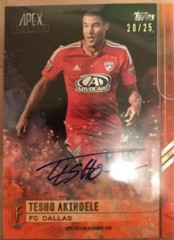 Tesho Akindele [Orange Autograph] #29
