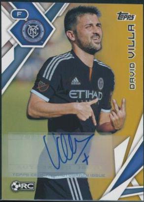 David Villa [Gold Autograph] #9