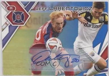 Jeff Larentowicz [Blue Autograph] #61