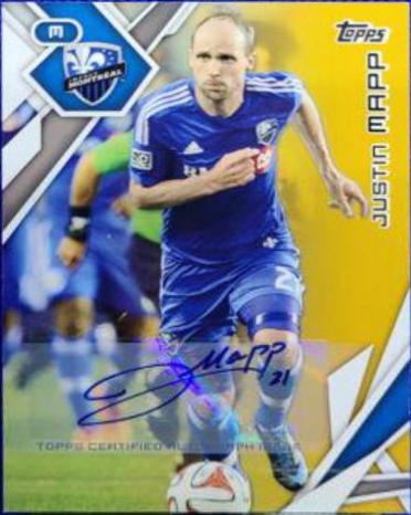 Justin Mapp [Gold Autograph] #48