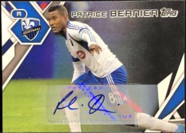 Patrice Bernier [Black Autograph] #72