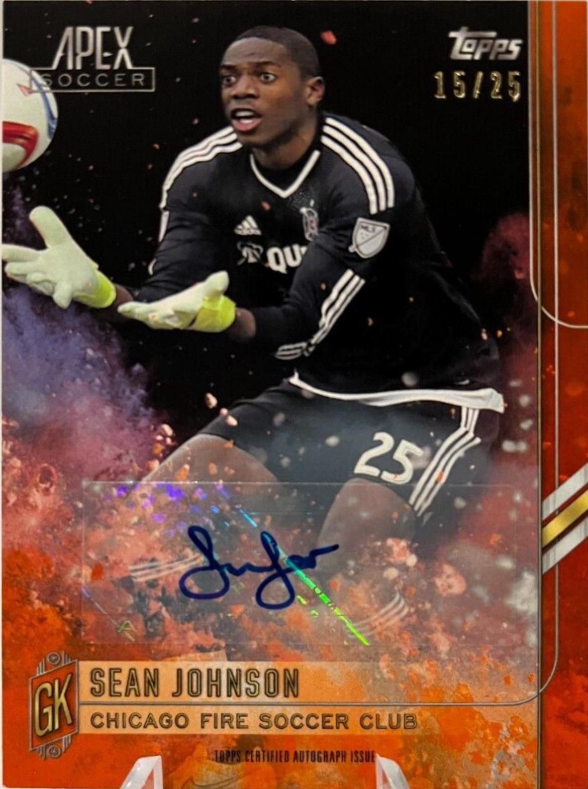 Sean Johnson [Gold Autograph] #91