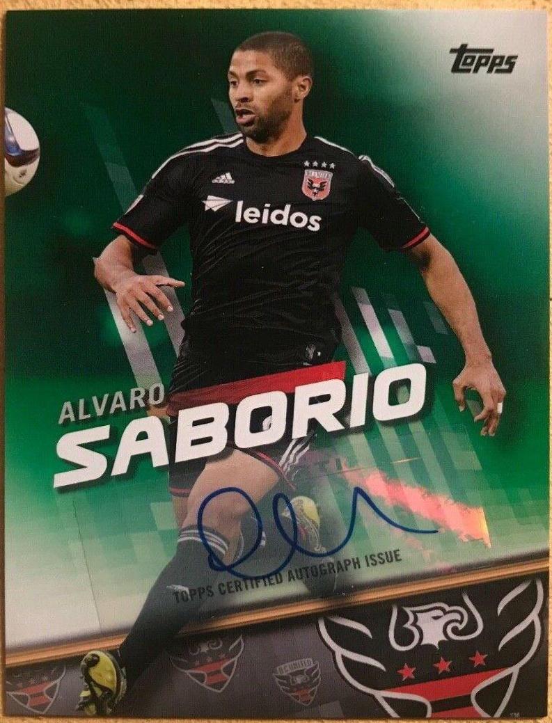 Alvaro Saborio [Autograph Green] #66
