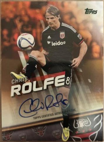 Chris Rolfe [Autograph Orange] #77
