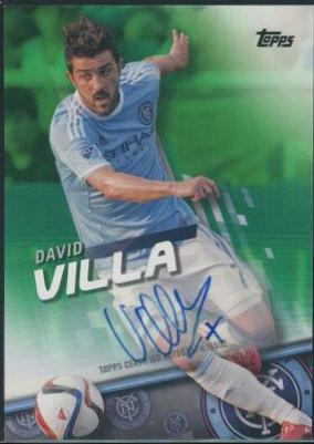 David Villa [Autograph Green] #100