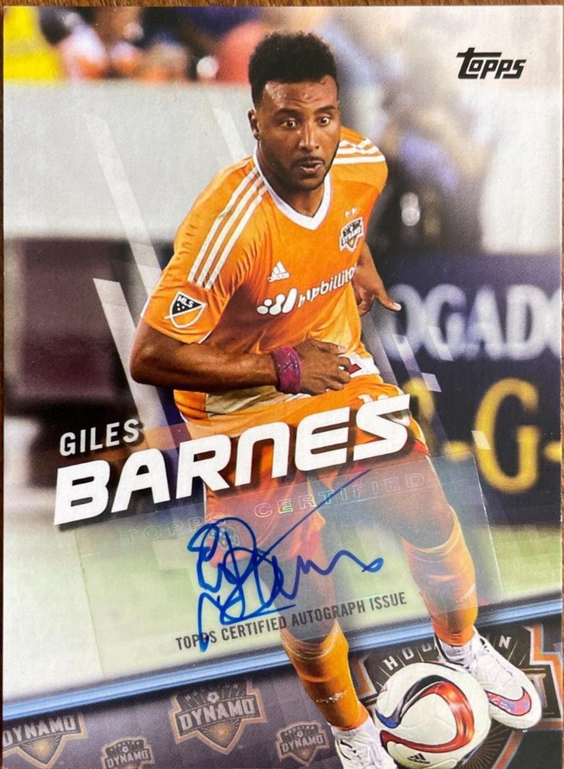 Giles Barnes [Autograph] #96