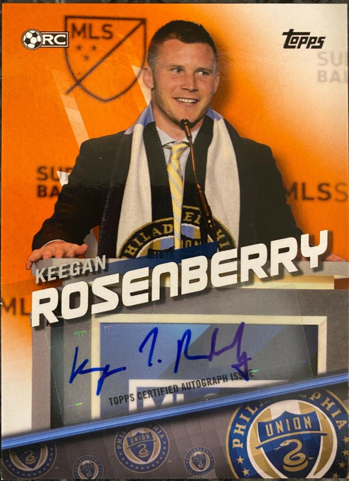 Keegan Rosenberry [Autograph Orange] #133