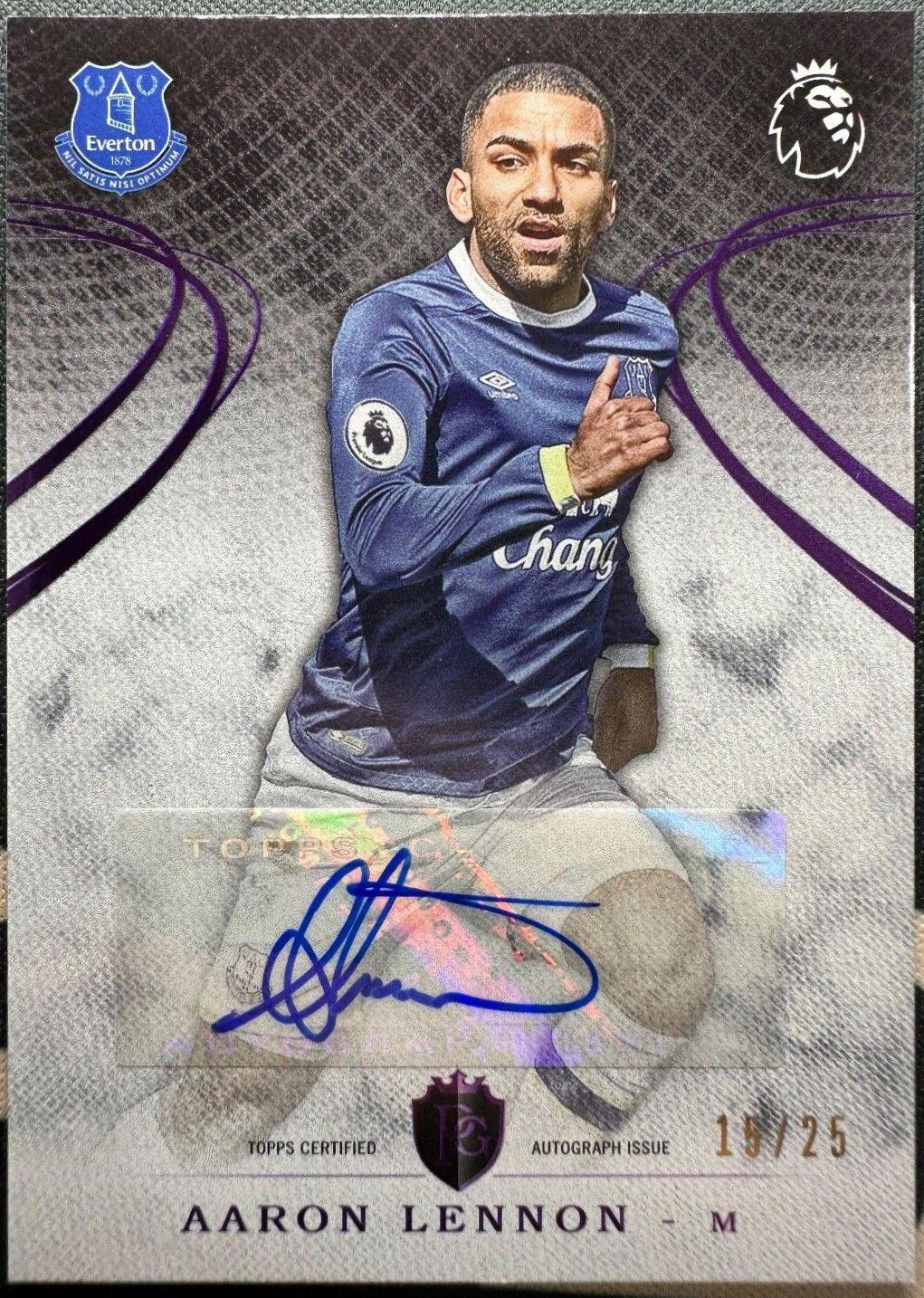 Aaron Lennon [Autograph Purple] #19