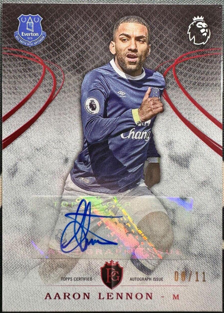 Aaron Lennon [Autograph Red] #19