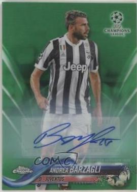 Andrea Barzagli [Autograph Green Refractor] #39