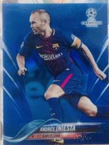 Andres Iniesta [Autograph Blue Refractor] #94