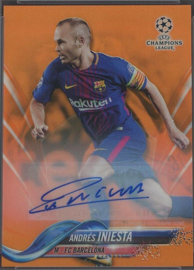 Andres Iniesta [Autograph Red Refractor] #94