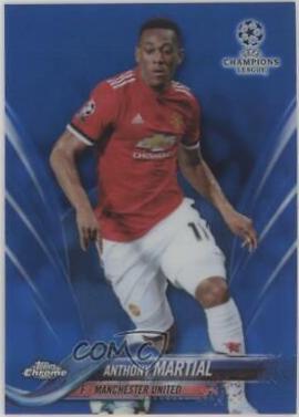 Anthony Martial [Blue Refractor] #58