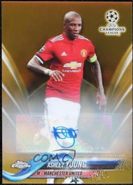 Ashley Young [Autograph Gold Refractor] #17
