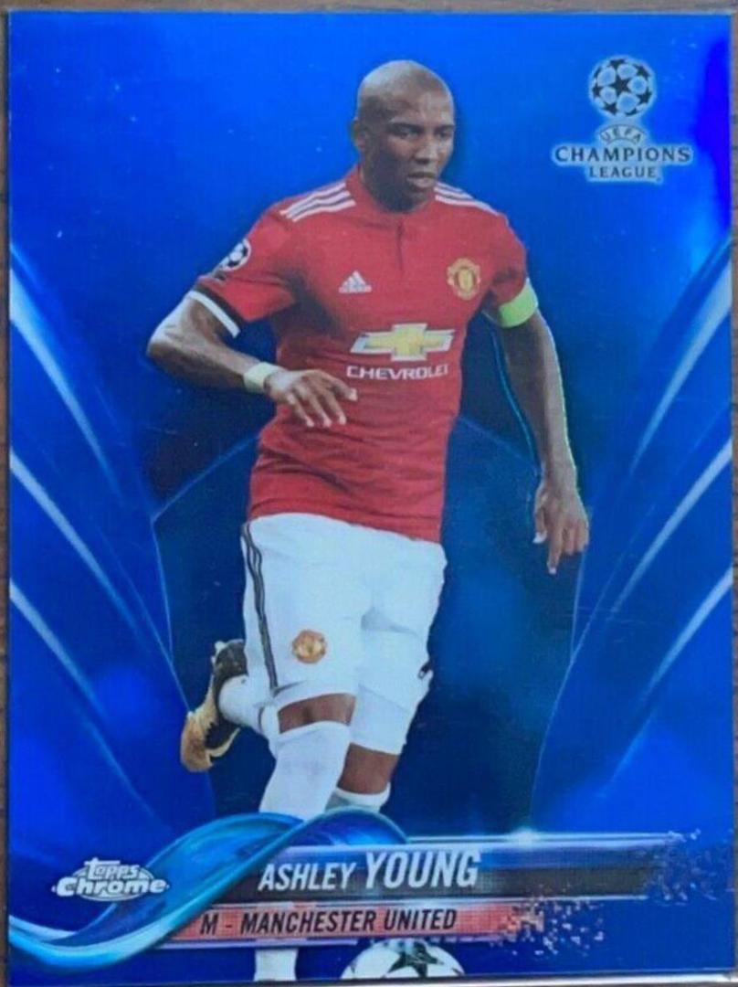 Ashley Young [Blue Refractor] #17