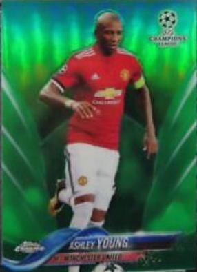 Ashley Young [Green Refractor] #17