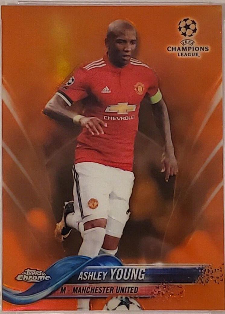 Ashley Young [Orange Refractor] #17