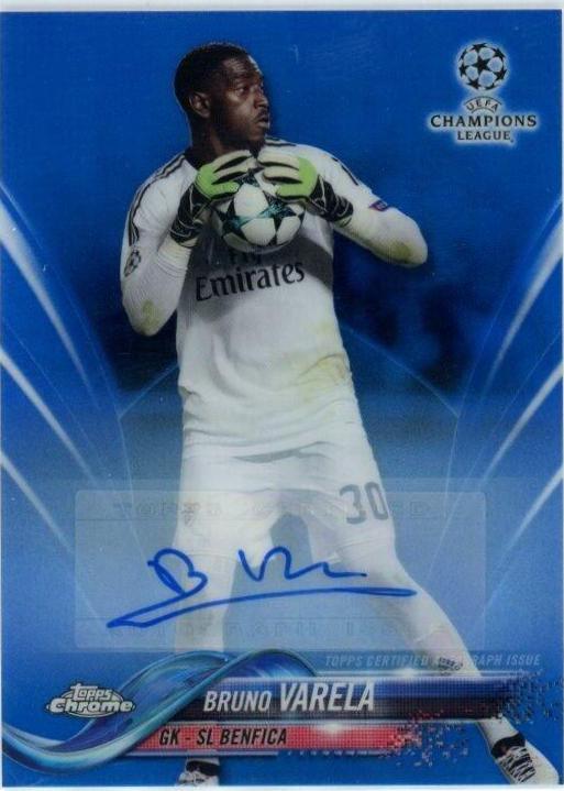 Bruno Varela [Autograph Blue Refractor] #91
