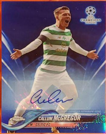 Callum McGregor [Autograph Blue Refractor] #14