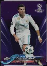 Cristiano Ronaldo [With Ball Purple Refractor] #93