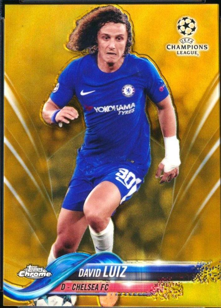 David Luiz [Gold Refractor] #70