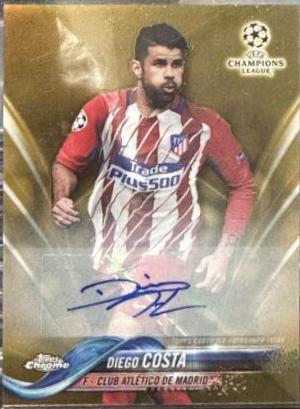 Diego Costa [Autograph Gold Refractor] #81