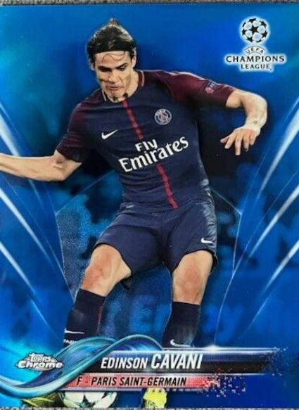 Edinson Cavani [Blue Refractor] #85