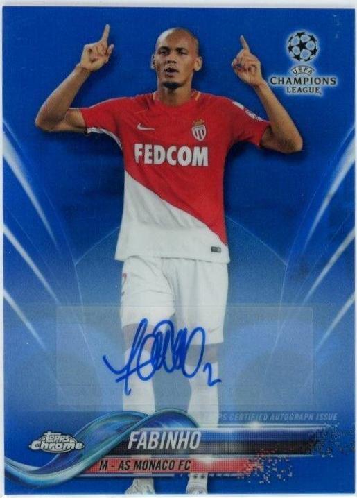 Fabinho [Autograph Blue Refractor] #84