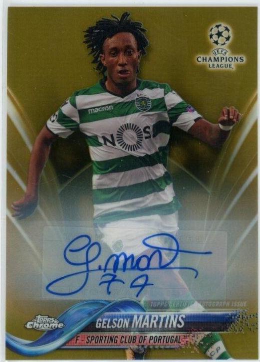 Gelson Martins [Autograph Gold Refractor] #21