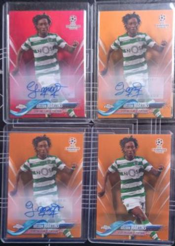 Gelson Martins [Autograph Red Refractor] #21