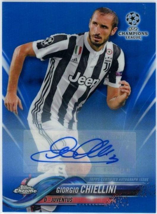 Giorgio Chiellini [Autograph Blue Refractor] #90