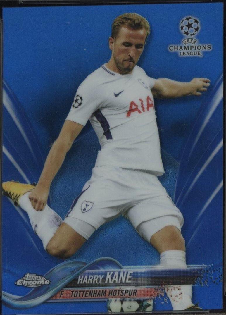 Harry Kane [Kicking Blue Refractor] #52