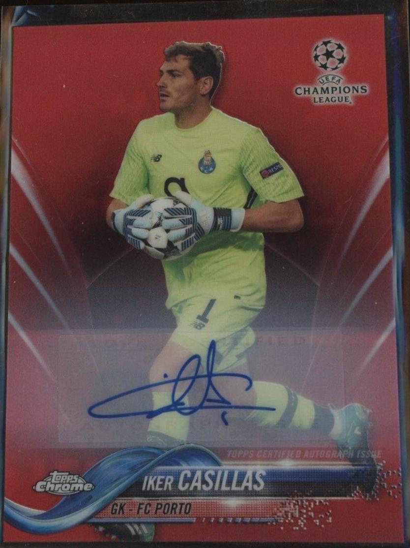Iker Casillas [Autograph Red Refractor] #44