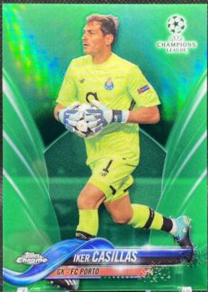 Iker Casillas [Green Refractor] #44