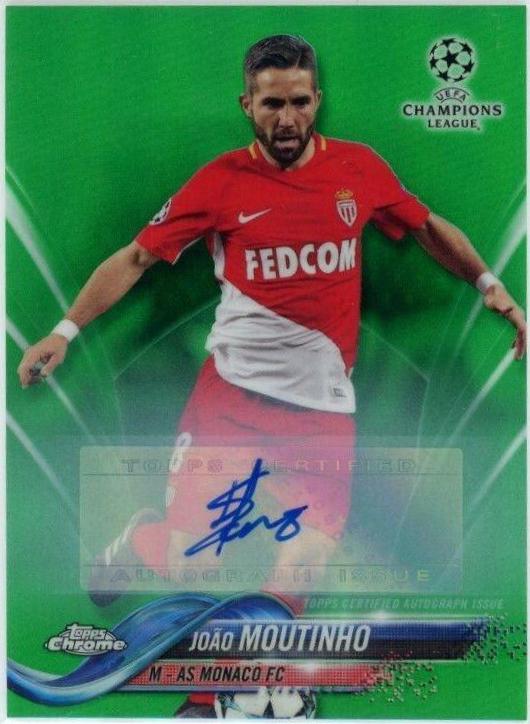 Joao Moutinho [Autograph Green Refractor] #26