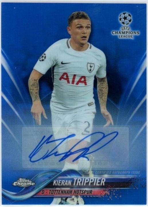 Kieran Trippier [Autograph Blue Refractor] #20