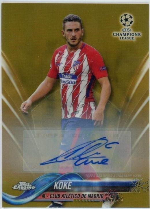 Koke [Autograph Gold Refractor] #72