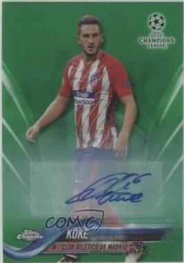 Koke [Autograph Green Refractor] #72