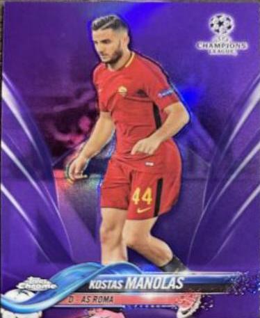 Kostas Manolas [Purple Refractor] #96
