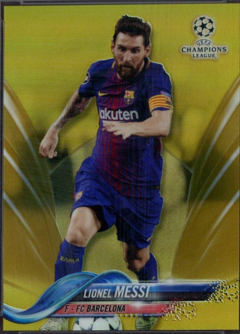 Lionel Messi [Autograph Gold Refractor] #1