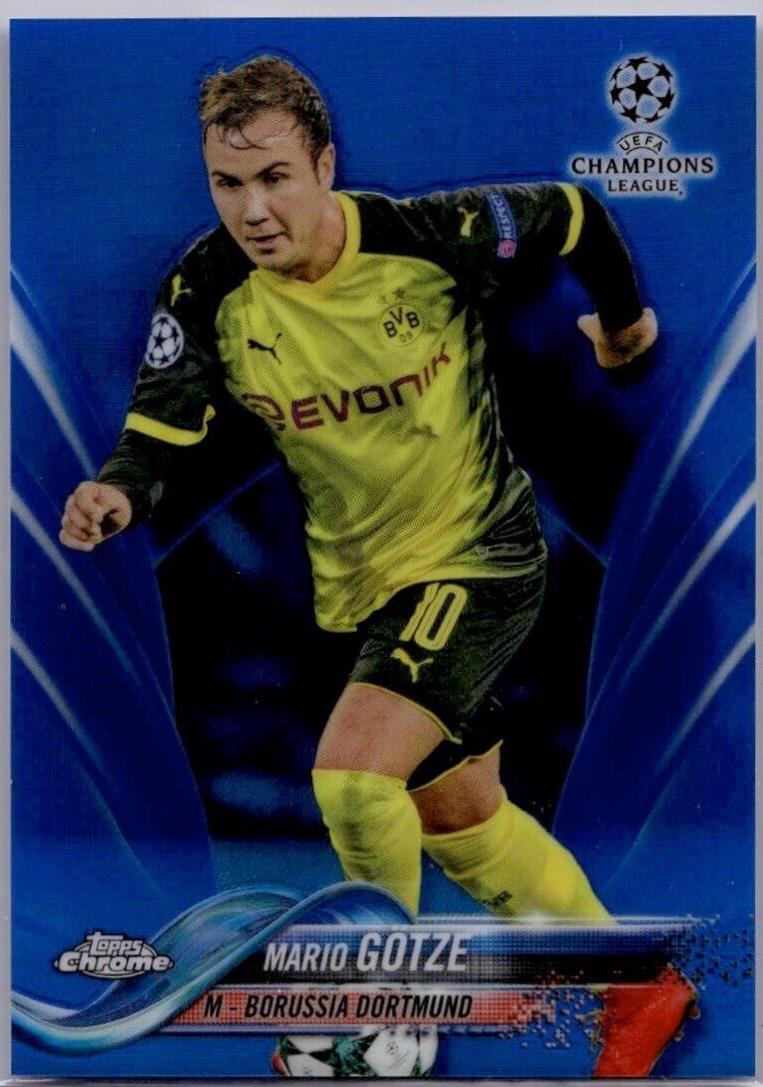 Mario Götze [Blue Refractor] #67