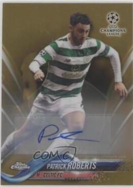 Patrick Roberts [Autograph Gold Refractor] #71